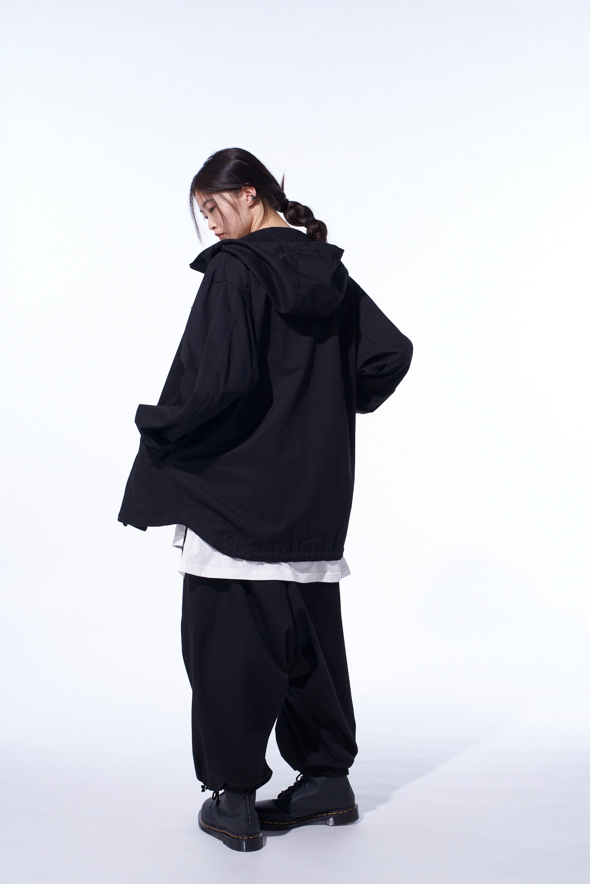 COTTON TWILL MOUNTAIN PARKA(S Black): S'YTE｜THE SHOP YOHJI YAMAMOTO