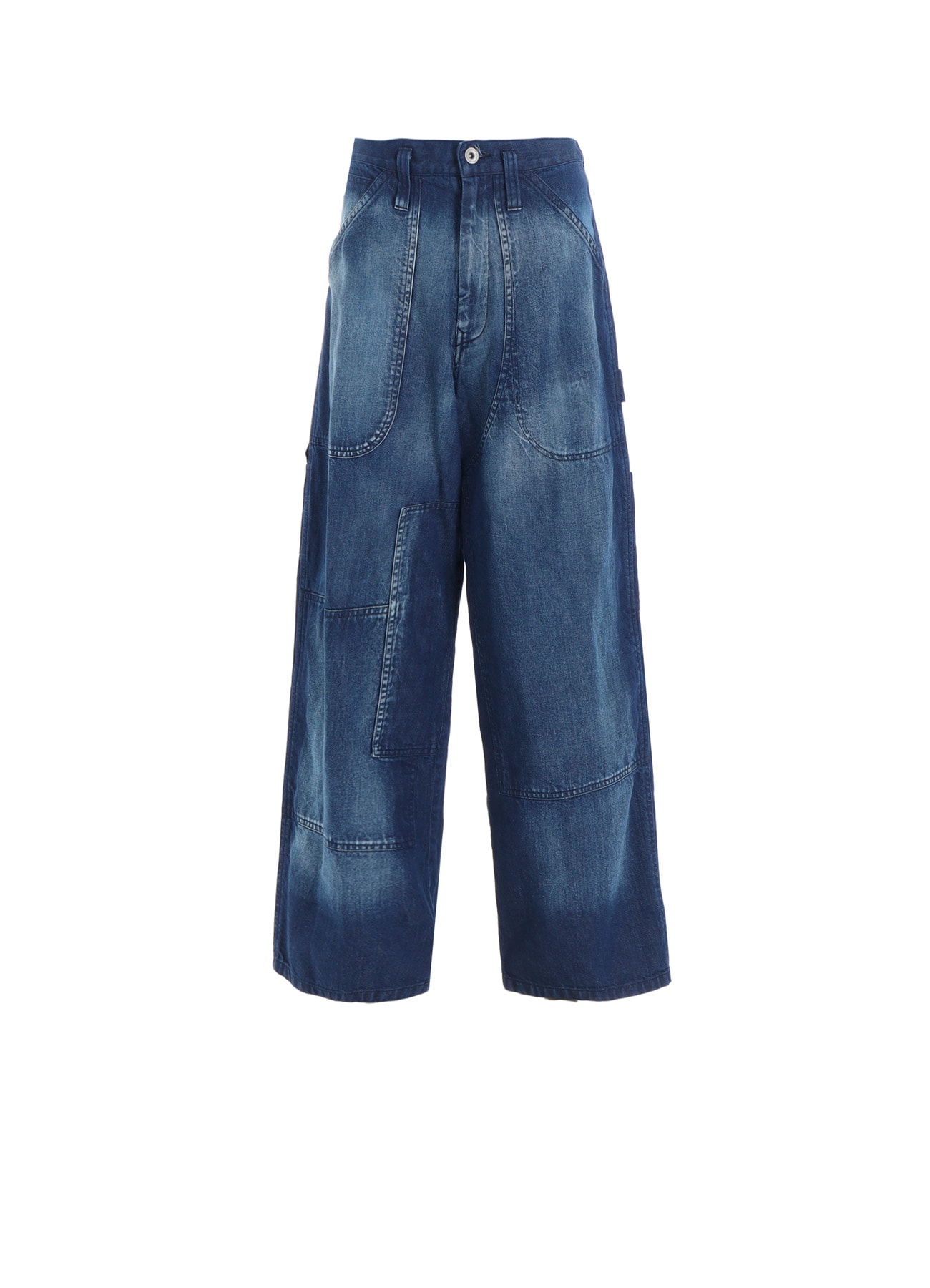 SPOTTED DENIM WORK PANTS(XS Indigo): Y's｜THE SHOP YOHJI YAMAMOTO