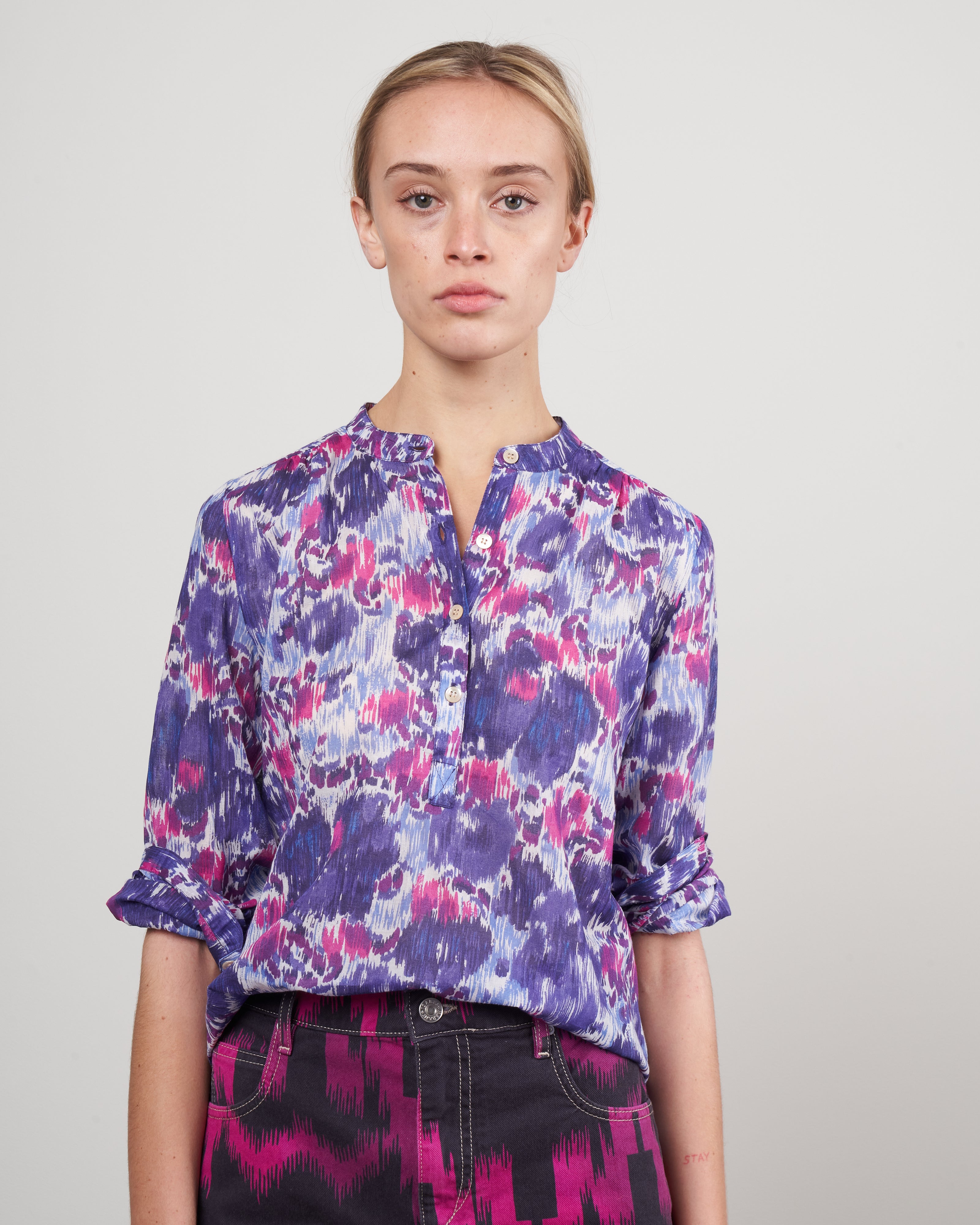 Isabel Marant Etoile Maria Top Blue 30Bu
