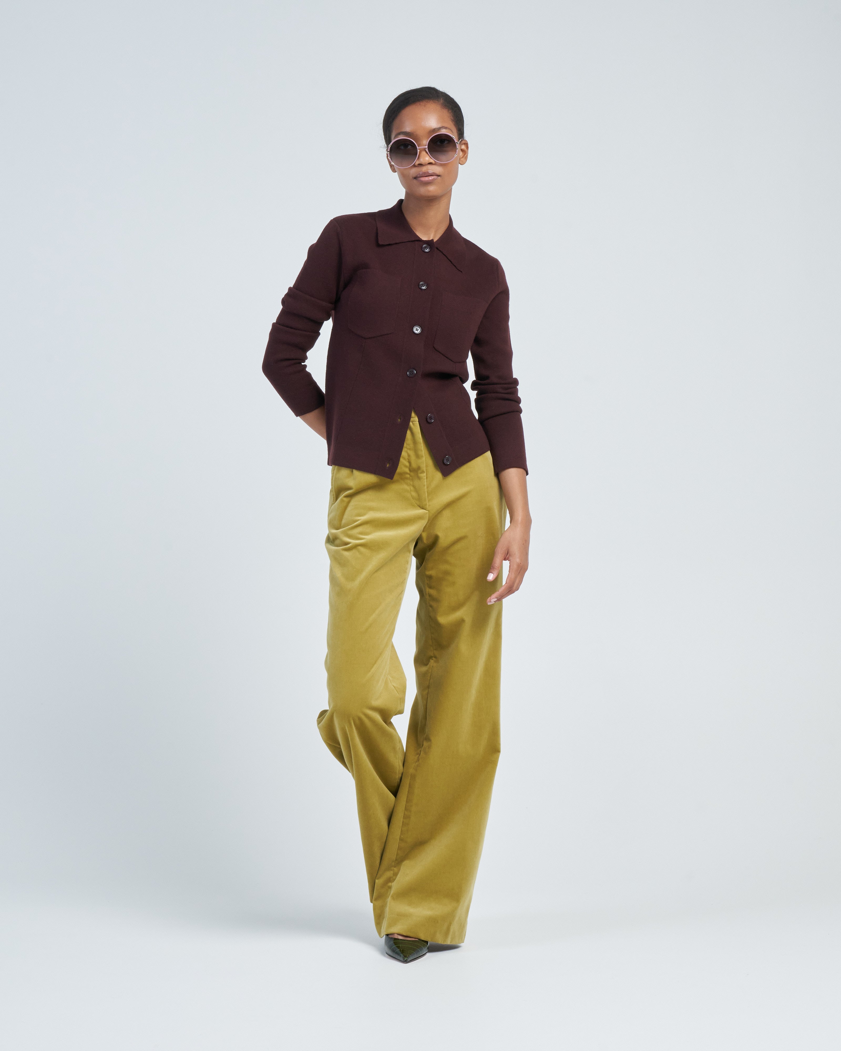 Dries Van Noten Tonda Cardigan Brown