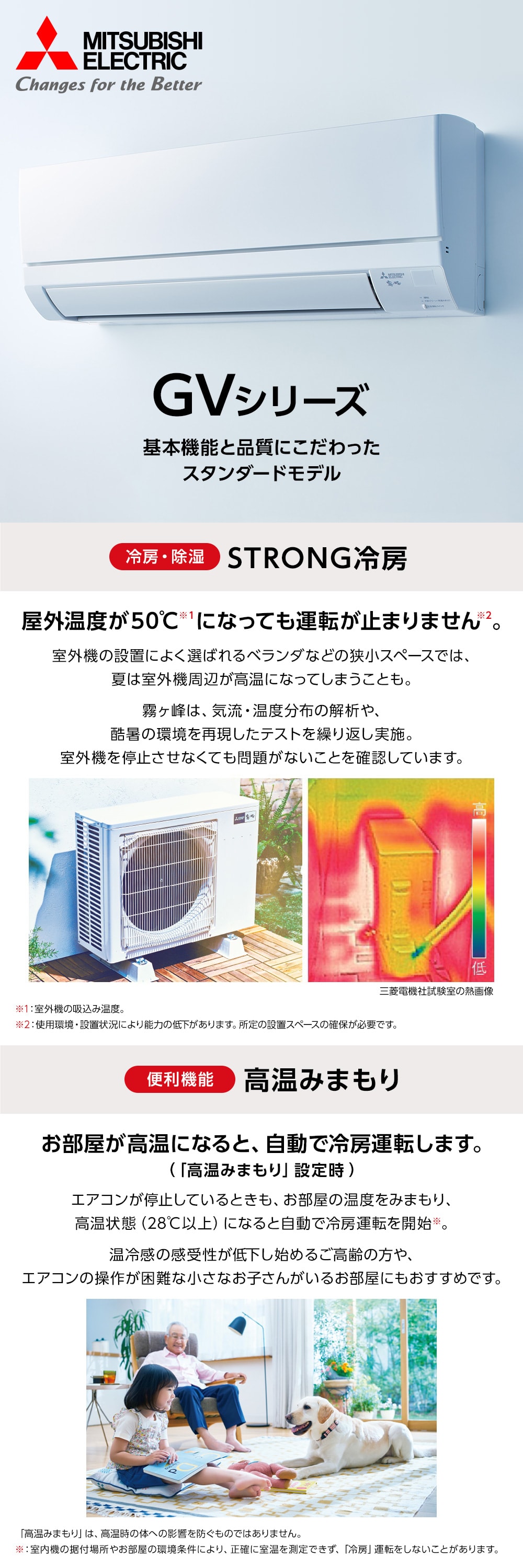 MITSUBISHI MSZ-GV2224-W ピュアホワイト 霧ヶ峰 GVシリーズ [エアコン
