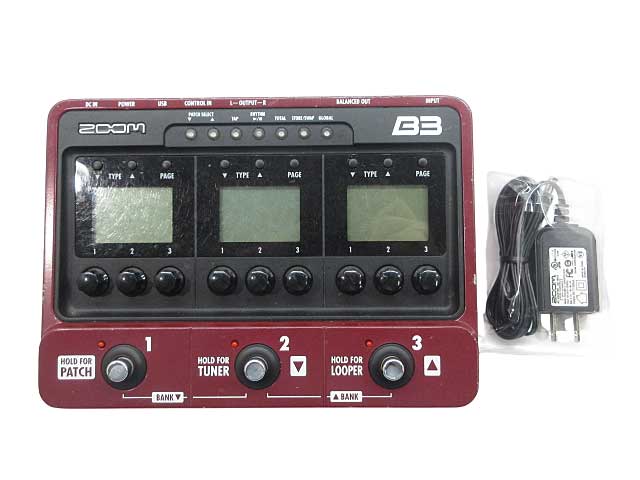 楽天市場】zoom ／ b3 ベース マルチエフェクターの通販