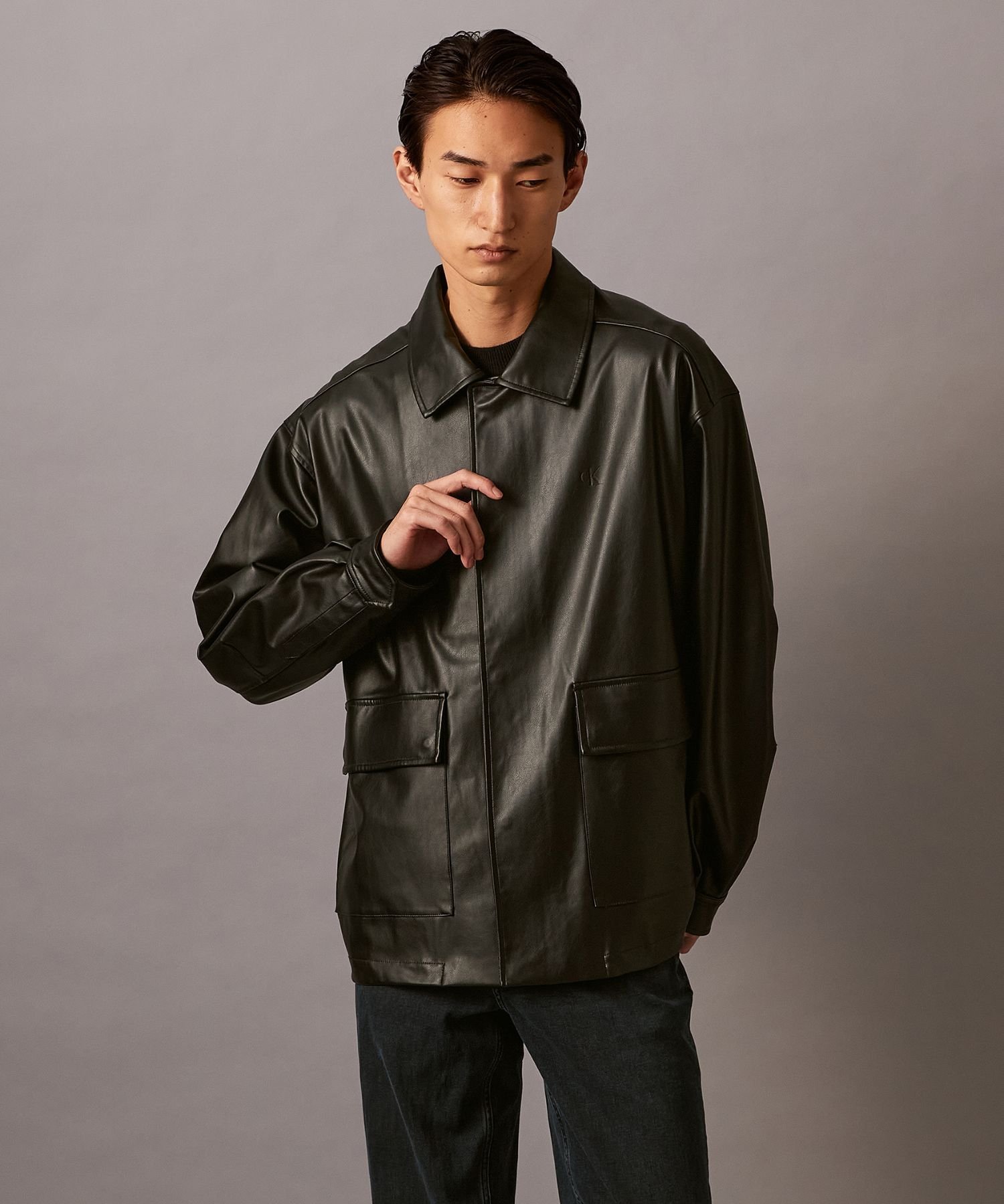 楽天市場】calvin klein レザー ジャケットの通販