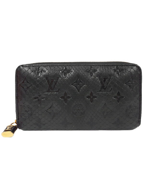 LOUIS VUITTON】ルイヴィトン『モノグラム パイソン ジッピー