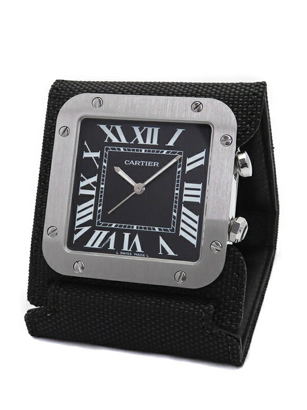 Cartier】カルティエ『サントス トラベルクロック アラーム ウォッチ