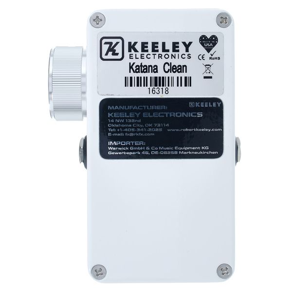 Keeley Katana Clean Boost – United States