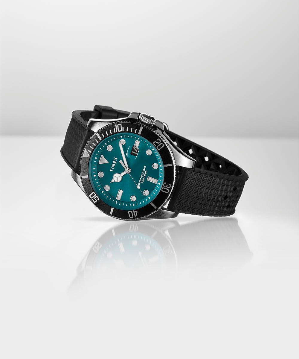 Harborside Coast 44mm Synthetic Rubber Strap Watch - TW2V91700