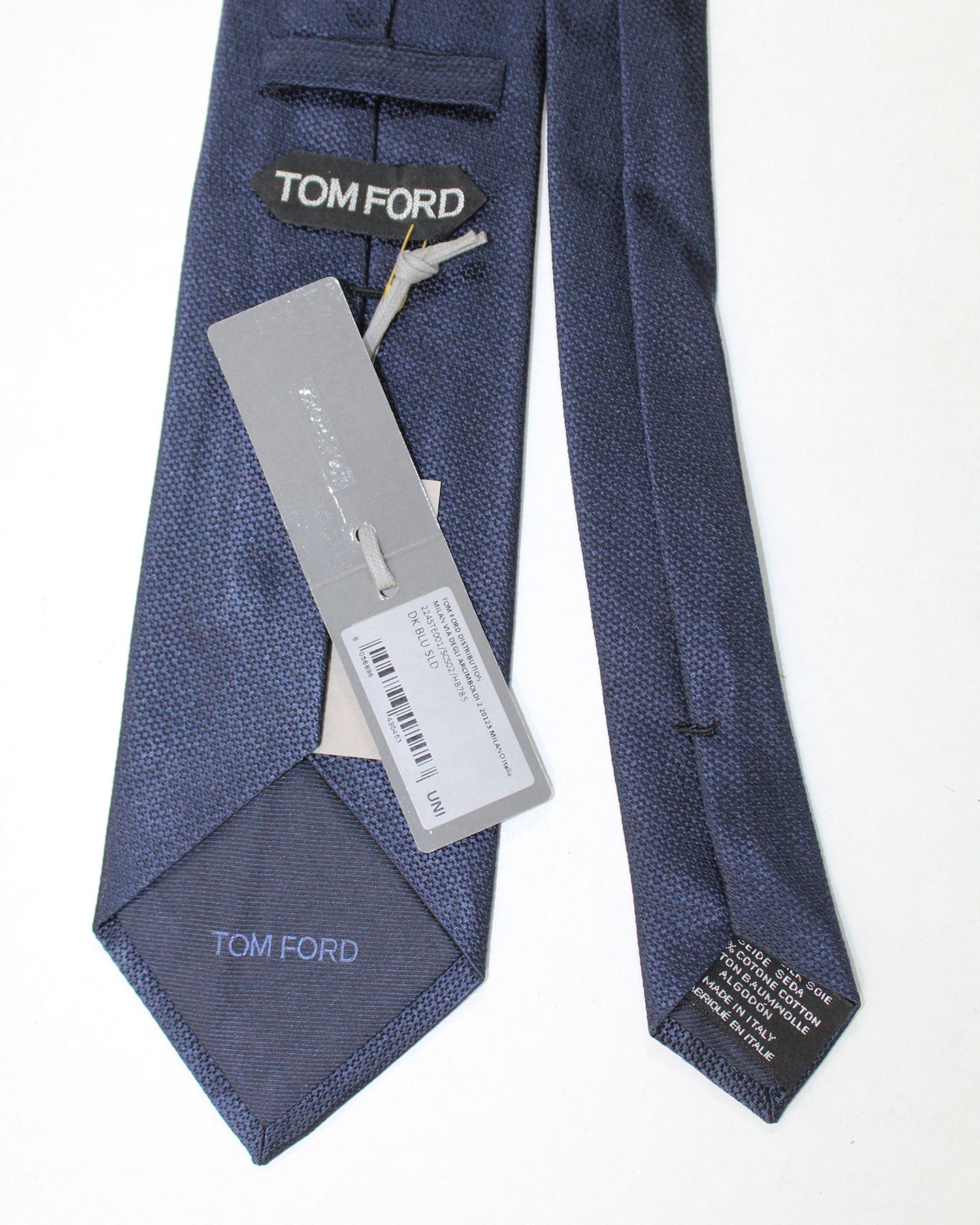 Tom Ford Tie Solid Midnight Blue Design - Tie Deals