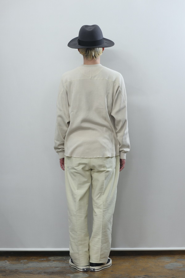 TIGHT / FRONT TUCK ARMY TROUSER（NATURAL）