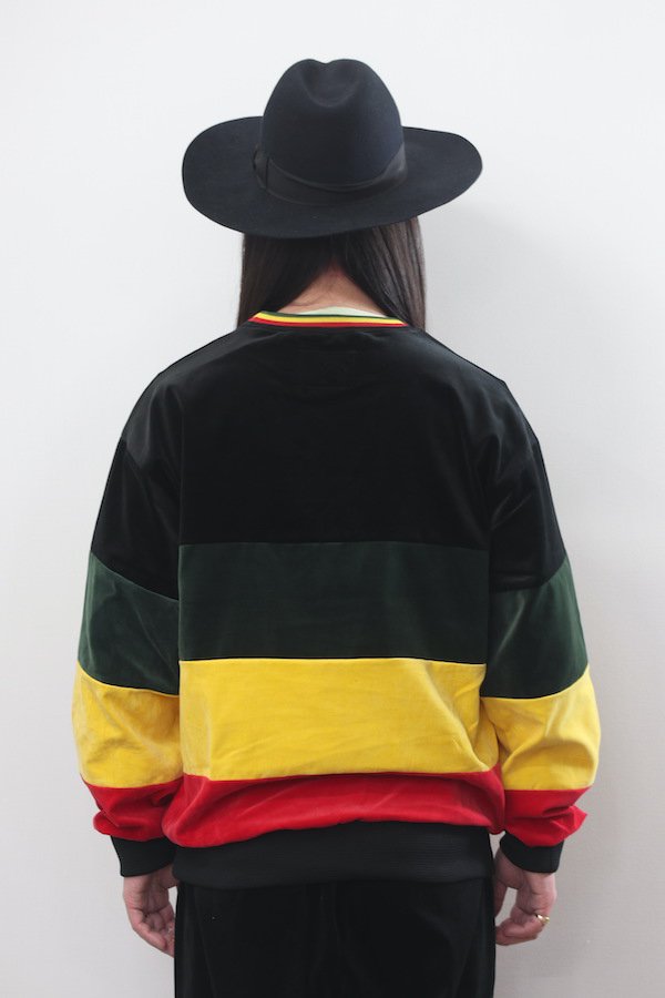 TIGHT / VELVETEEN PULLOVER JACKET (BLACK)