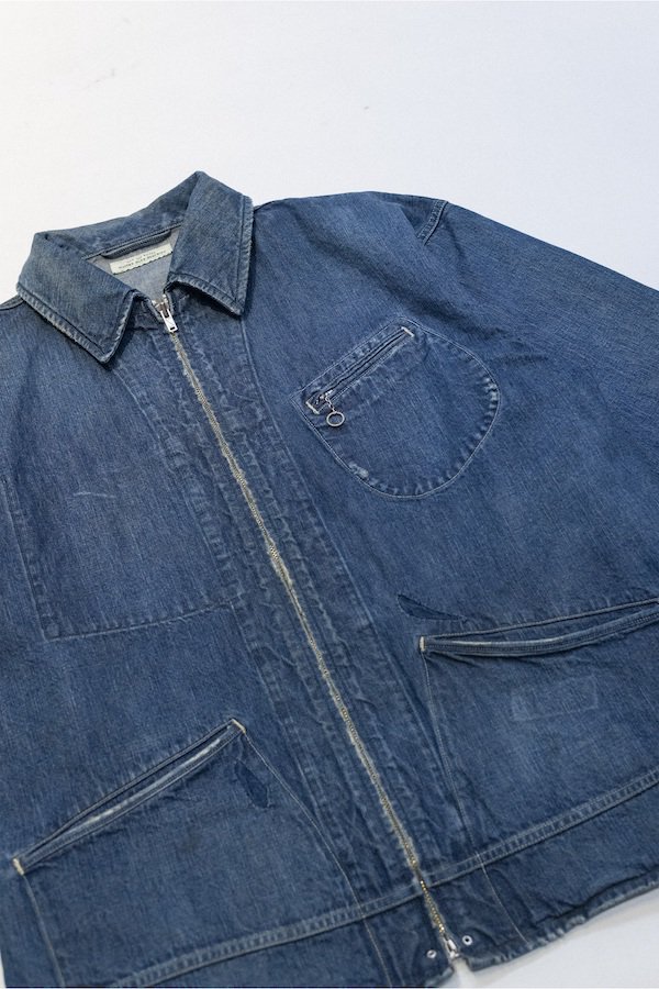 TIGHT / ERWIN ZIP JACKET (SCAR FACE)（INDIGO）