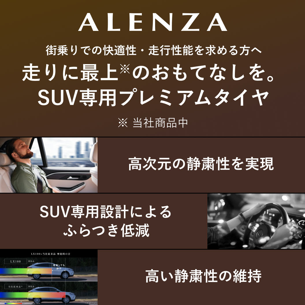 ALENZA LX100 255/45R20 101W｜ブリヂストン タイヤオンラインストア