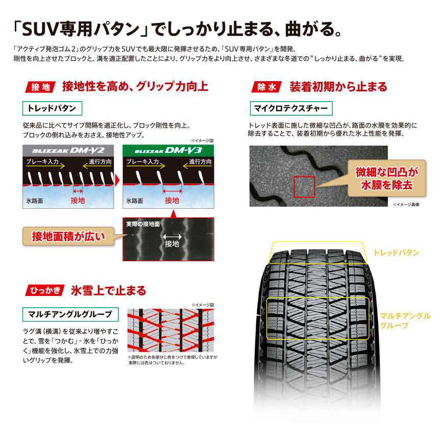 BLIZZAK DM-V3 225/65R17 102Q｜ブリヂストン タイヤオンラインストア