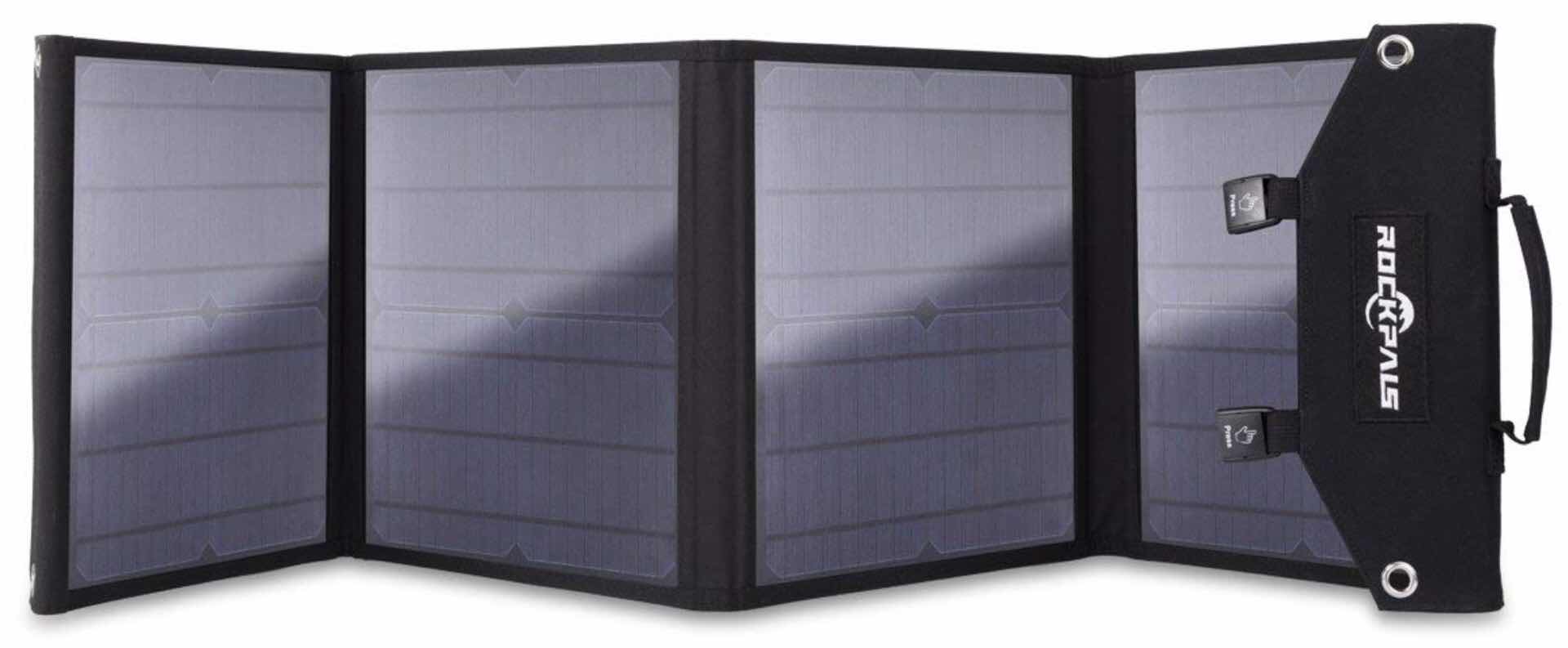 Rockpals 100W Foldable Solar Panel — Tools and Toys