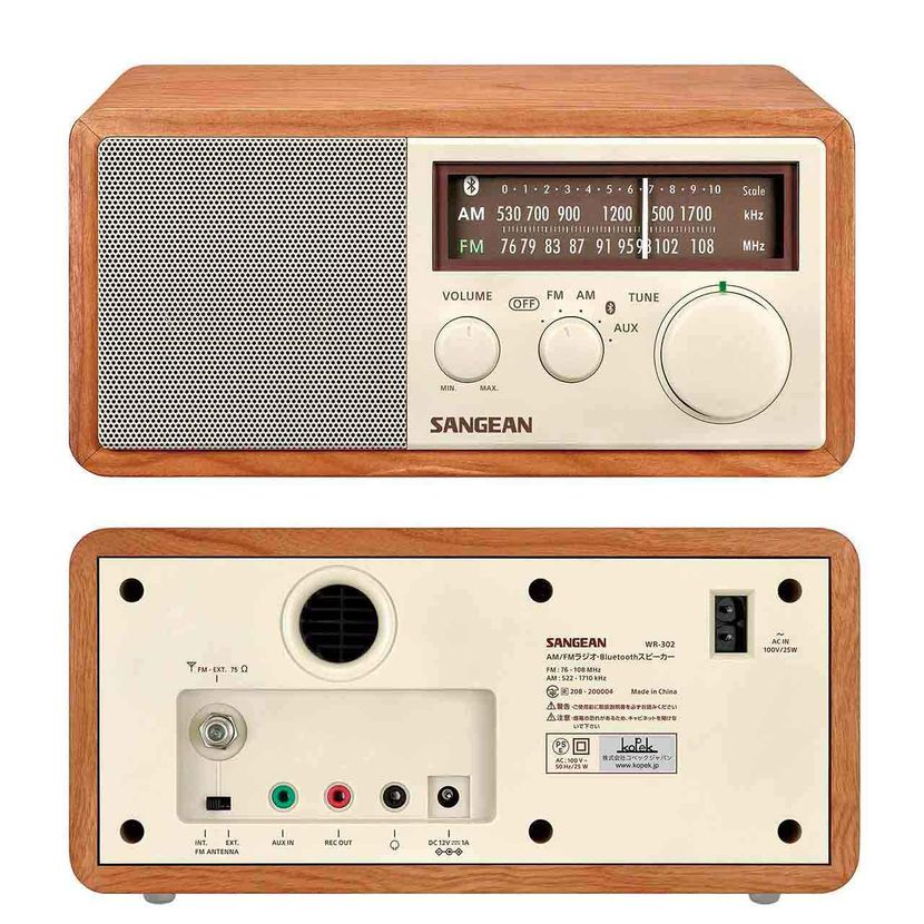 Sangean】ウッドキャビネットを採用したクラシカルな外観の据置型