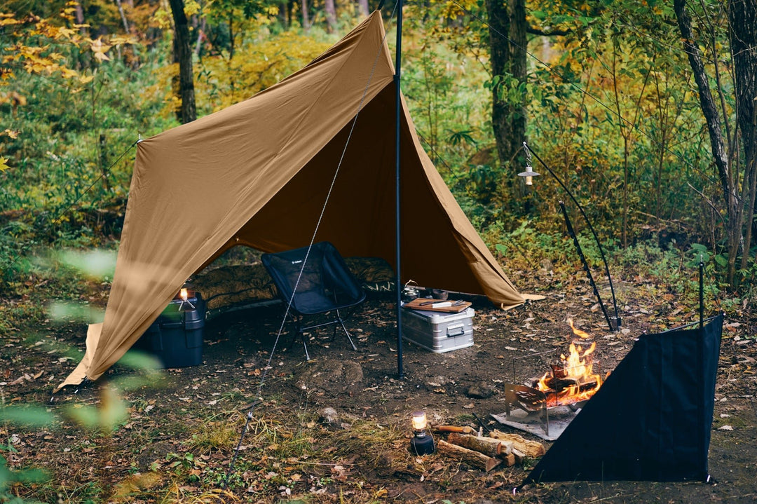 DIAFORT TC Solo Tent Sand (Military-Style Pop-up Tent) - TOKYO