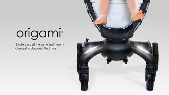 ベビーカー版プリウスか！電動折りたたみベビーカー『4moms Stroller』
