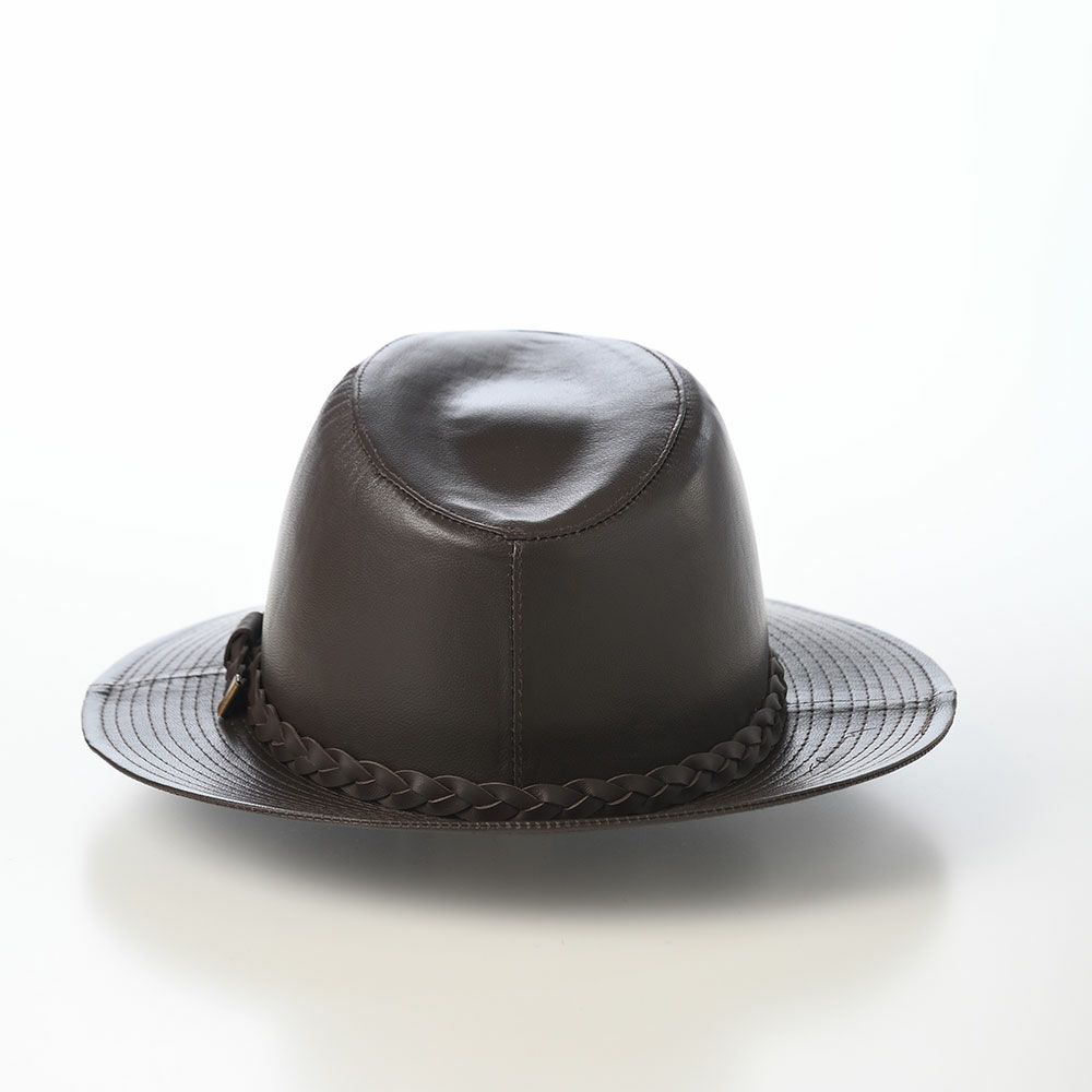 マローネ レザーハット Lamb Leather Hat（ラムレザー ハット） ダーク