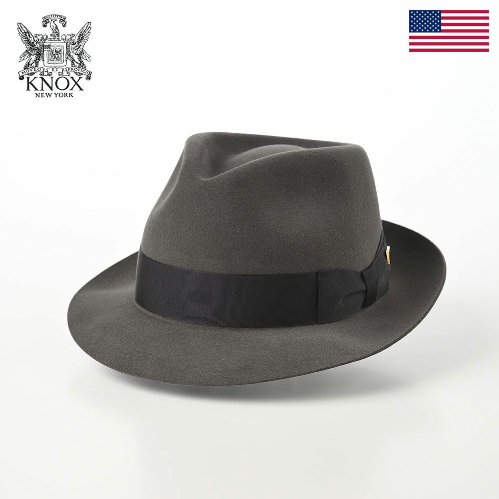 ノックス フェルトハット Rabbit Fur Trilby Hat（ラビットファー トリ