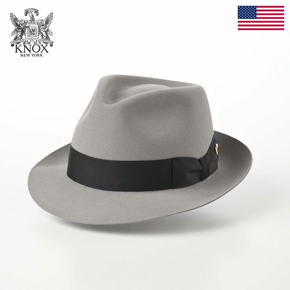 ノックス フェルトハット Rabbit Fur Fedora Hat（ラビットファー