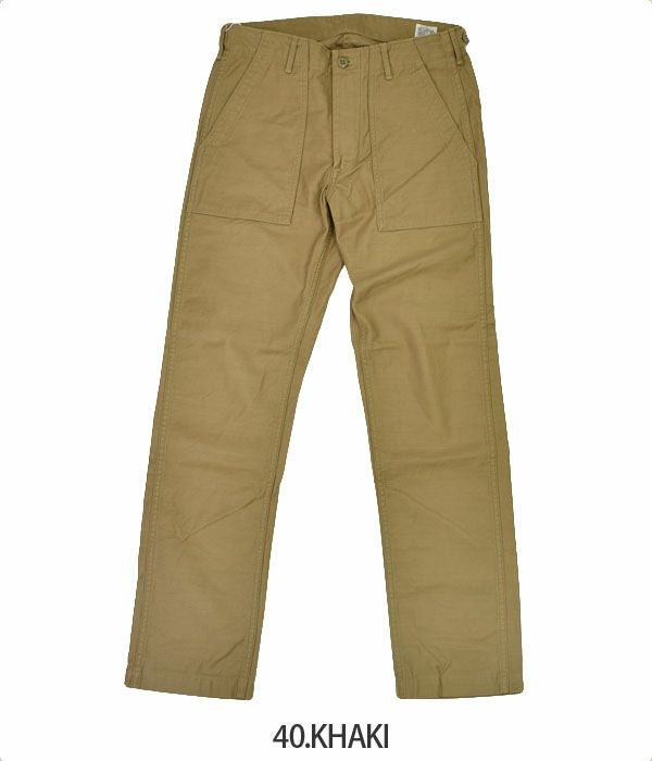 オアスロウ (orSlow) SLIM FIT FATIGUE PANTS コットンパンツ 01-5032