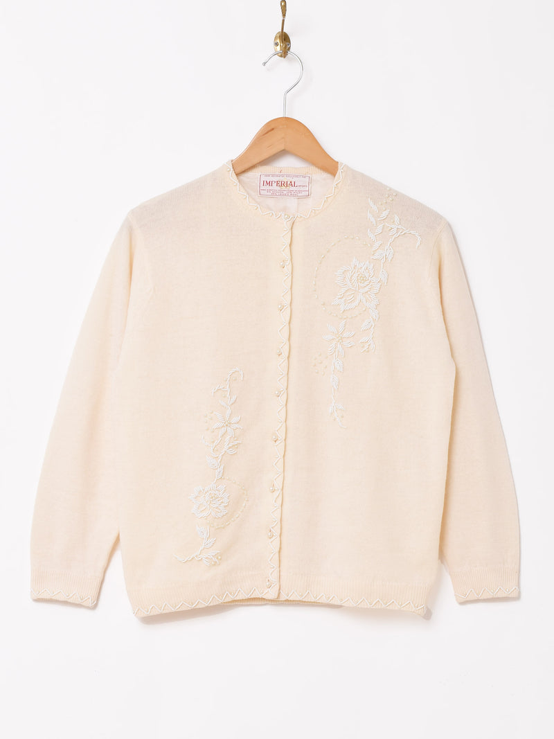 50's〜60's ビーズ刺繍 カーディガン – 古着屋Top of the Hillのネット