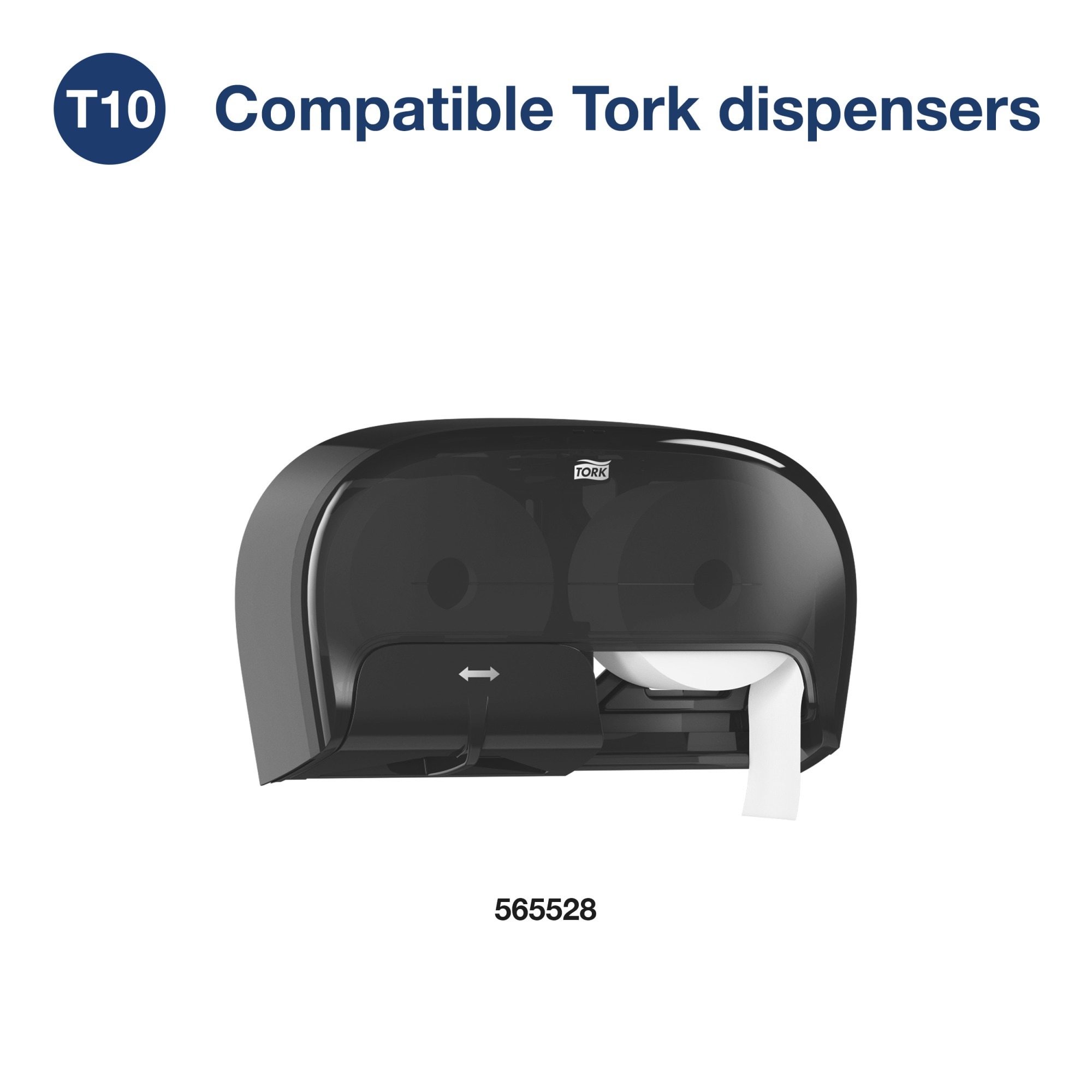 Tork OptiCore® Mid-size Toilet Paper Roll White T10