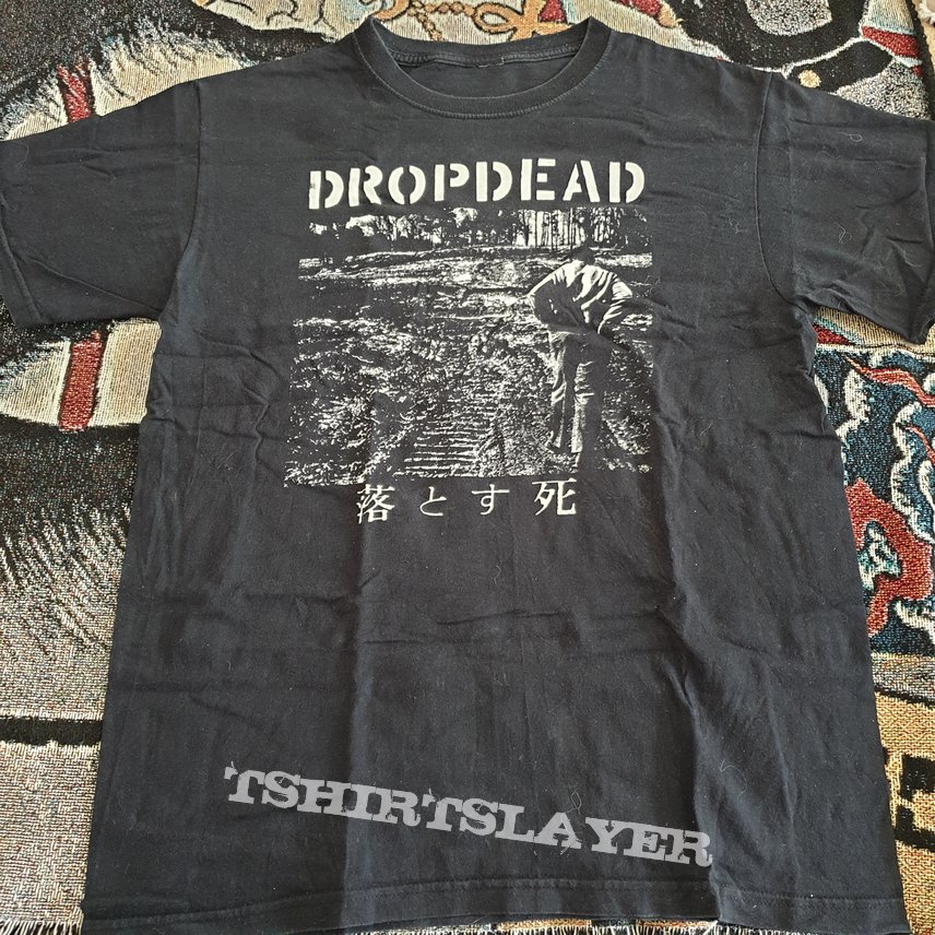 DROPDEAD - T-Shirt - 落とす死 - M - 2 sided Print | TShirtSlayer