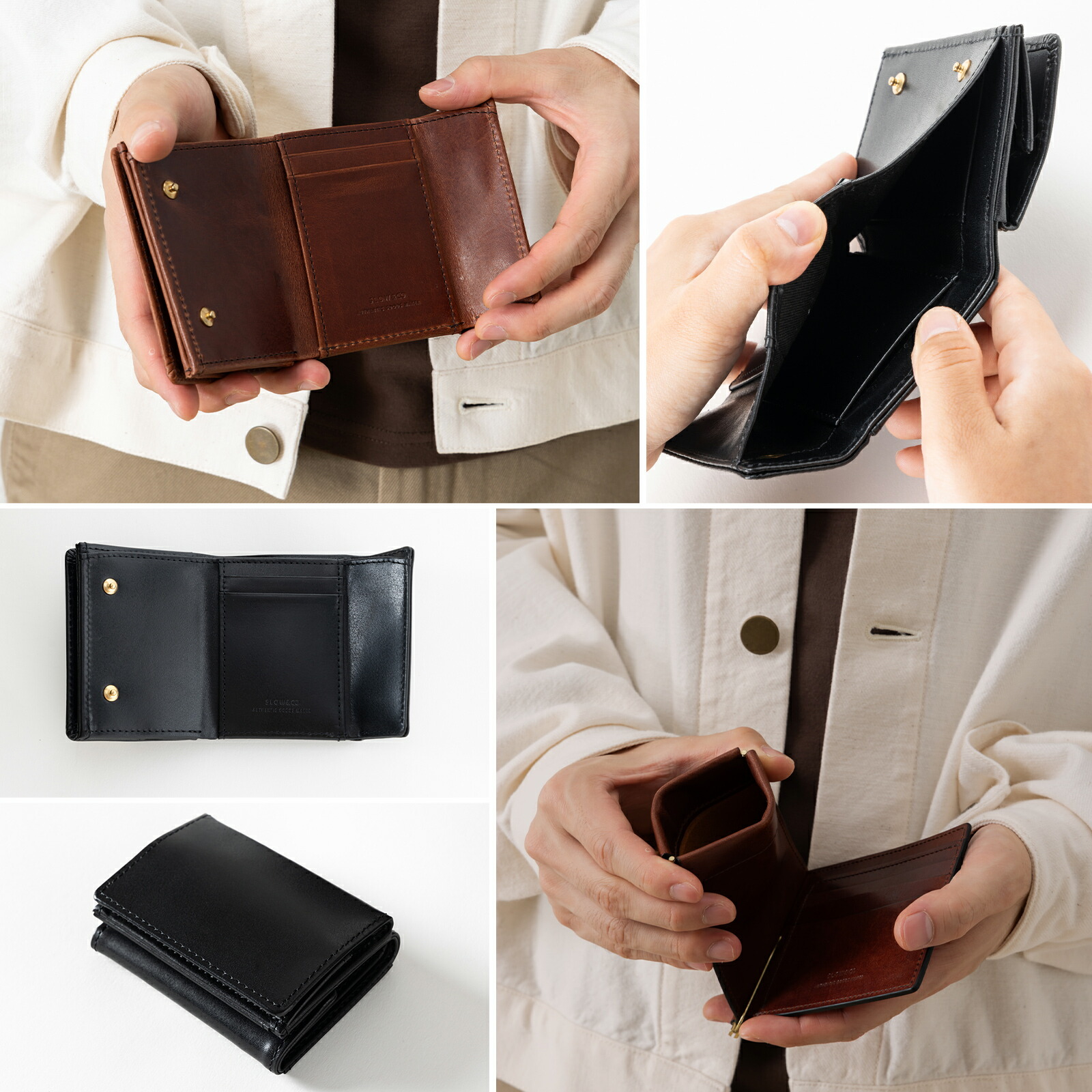 楽天市場】正規品 SLOW スロウ 財布 三つ折り ミニ財布 HOLD MINI