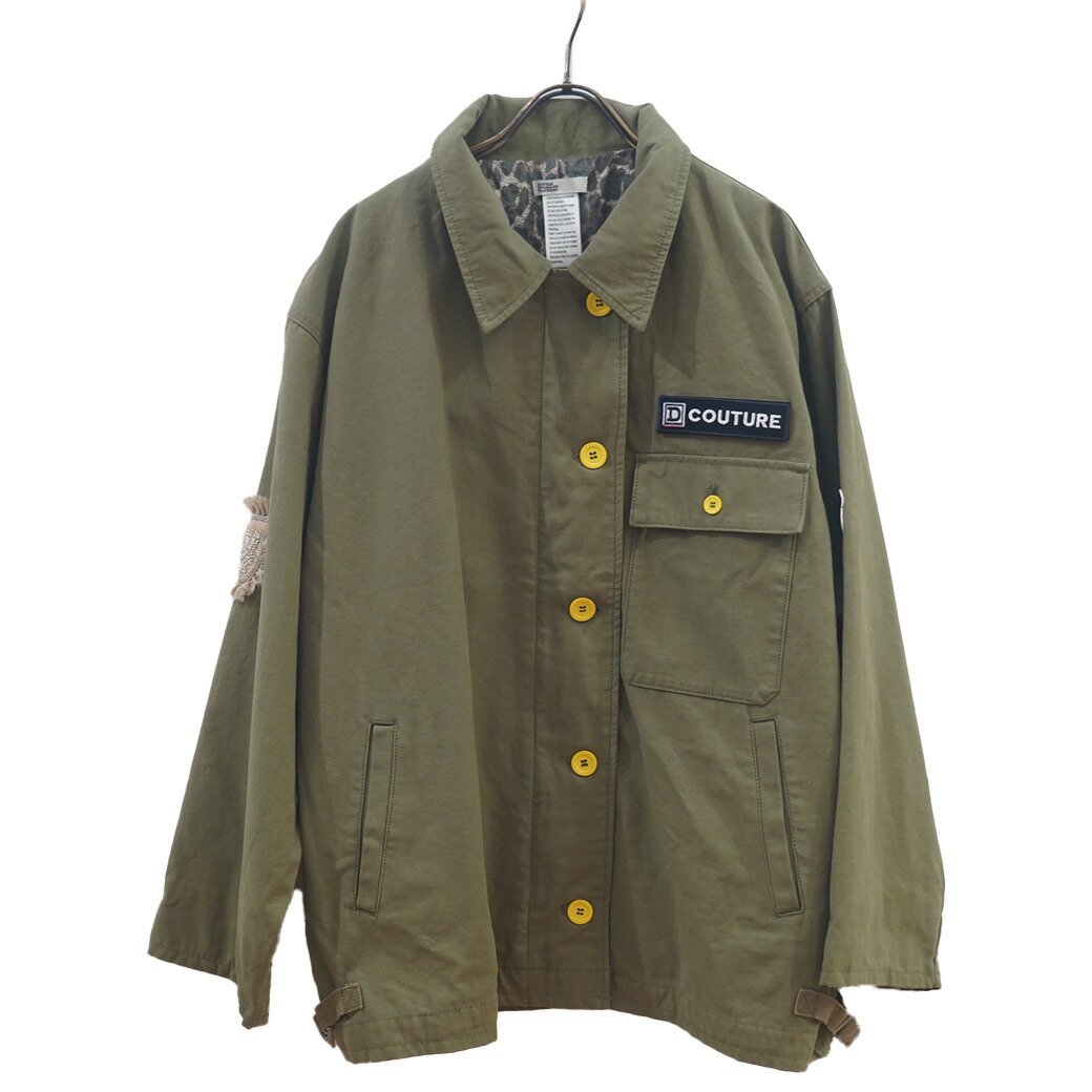 23AW定価5万 フリルアシンメトリージャケット ダブルスタンダード