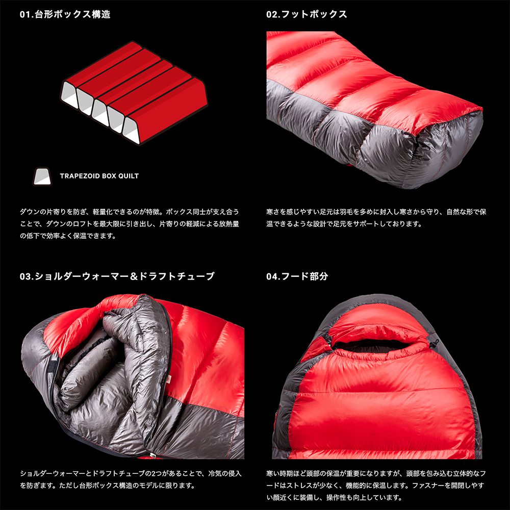楽天市場】NANGA ナンガ シュラフ UDD BAG 280DX (高機能ダウン770FP