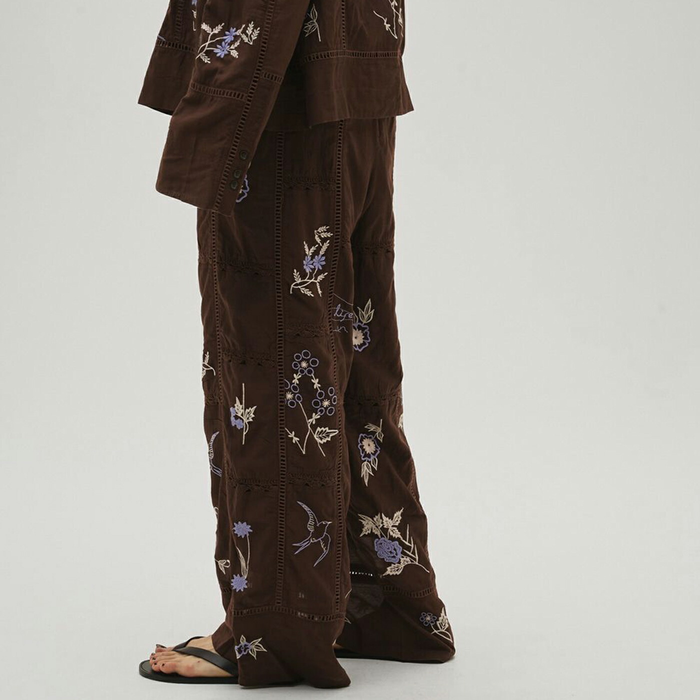 楽天市場】TODAYFUL トゥデイフル Embroidery Patchwork Trousers 刺繍
