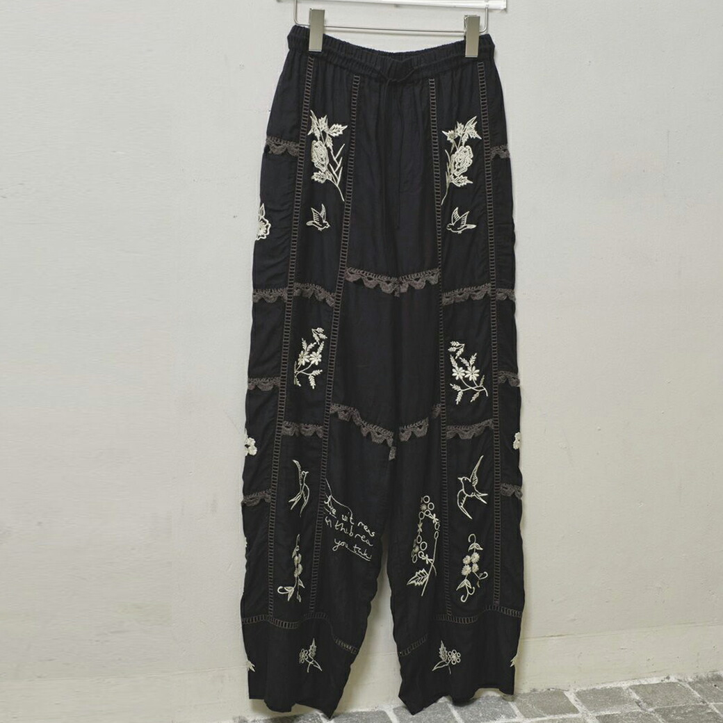 楽天市場】TODAYFUL トゥデイフル Embroidery Patchwork Trousers 刺繍