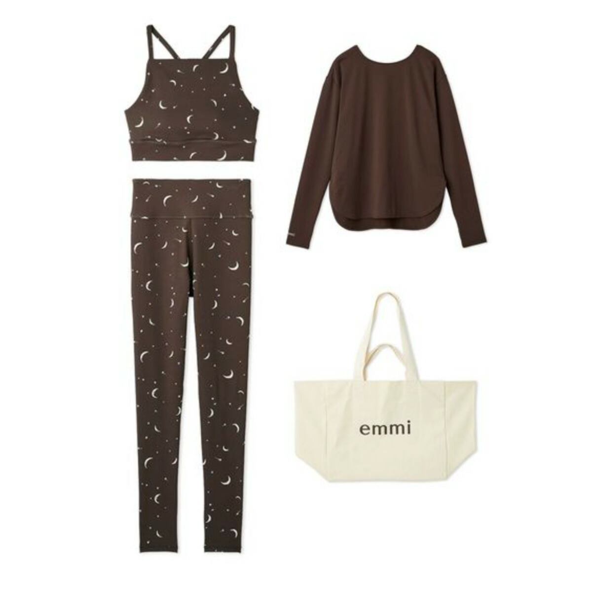 楽天市場】エミ ヨガ emmi yoga Happy Active set 4点セット