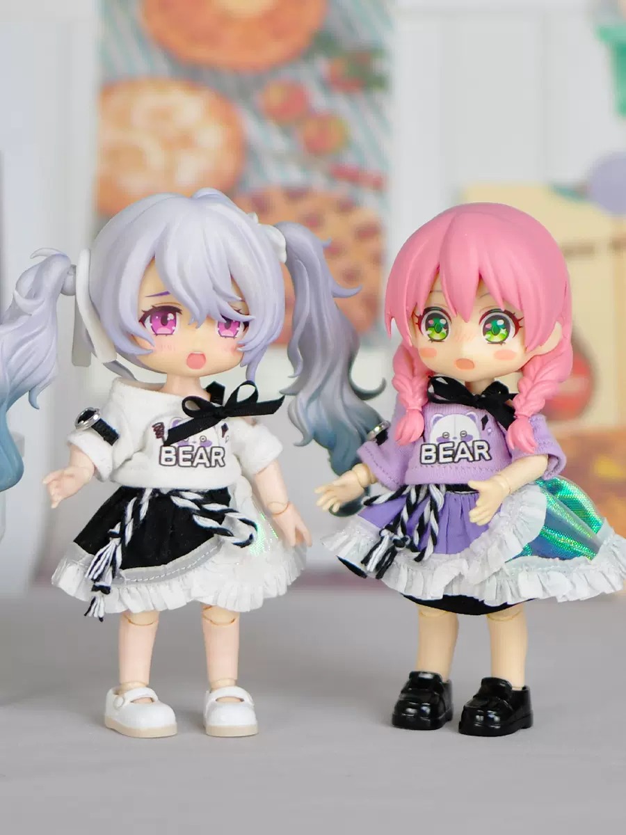 楽天市場】オビツ11 ドール 人形 服 衣装 パンク セット トップス