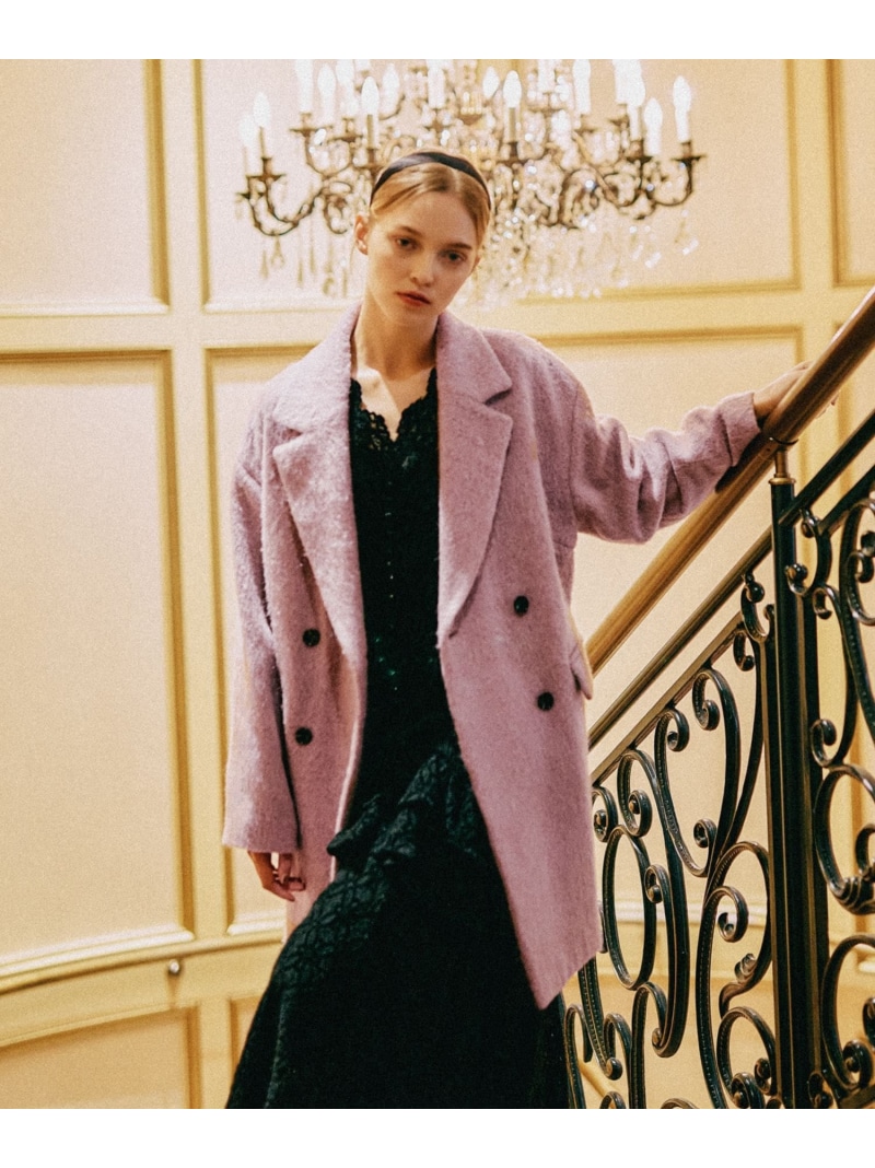 楽天市場】【SALE／60%OFF】アルパカ混シャギーコート mysty woman