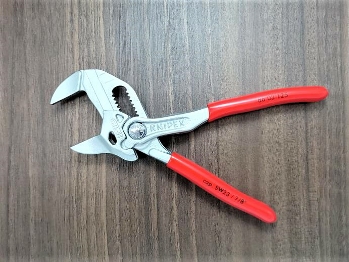 楽天市場】KNIPEX クニペックス 125mm 8603-125 ミニ プライヤーレンチ