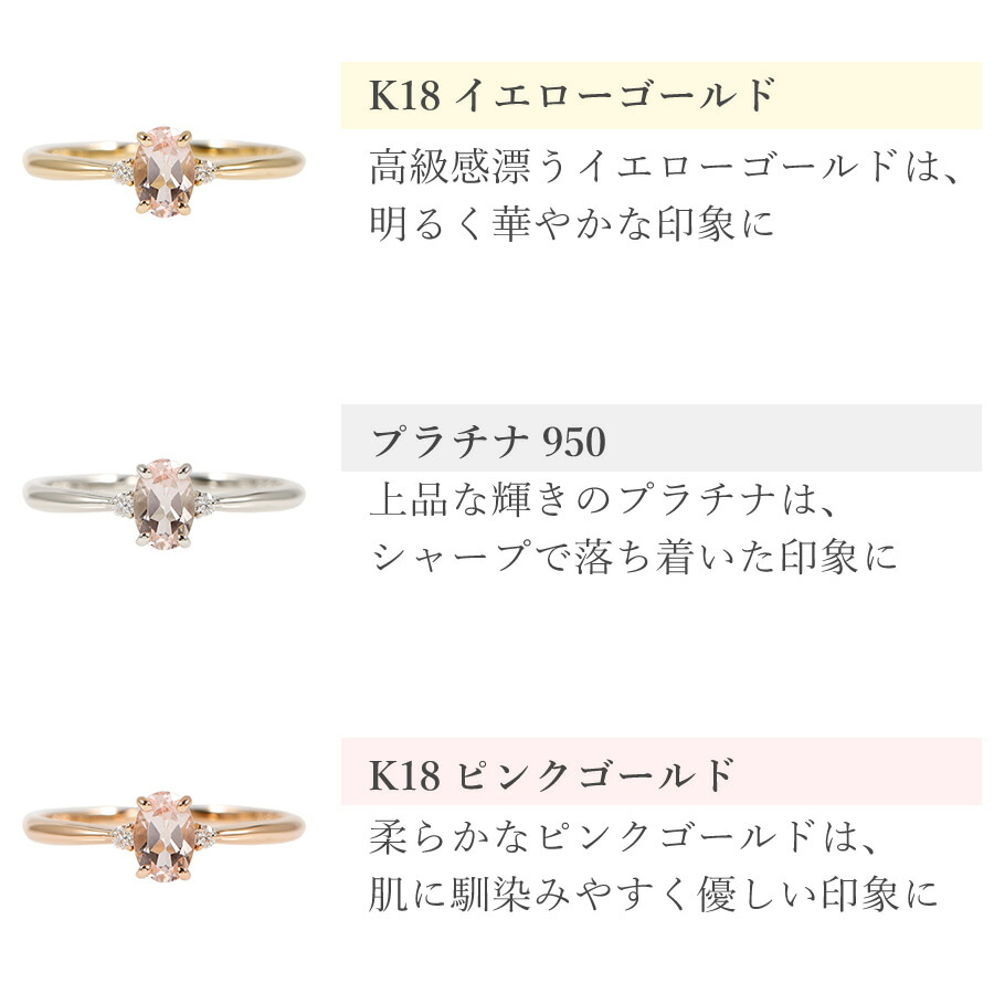 K18イエローゴールド モルガナイト リップリング 楽天市場】K18