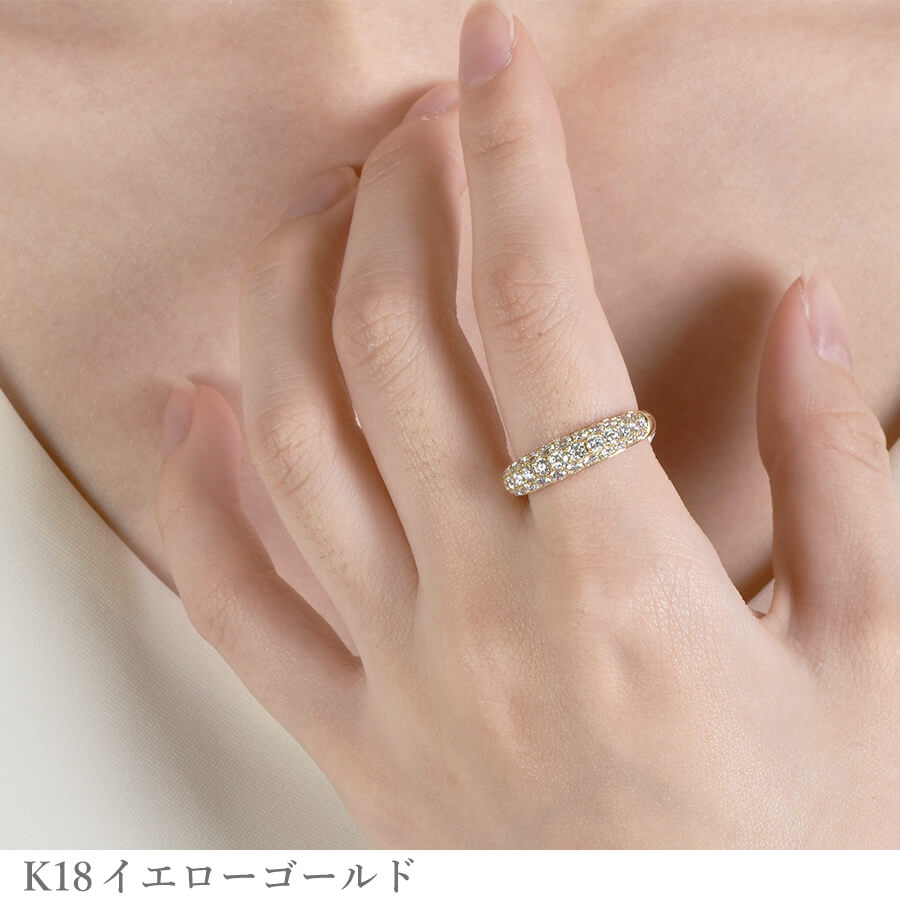 楽天市場】【SS限定 10％OFF！】 ダイヤモンド パヴェ リング 1