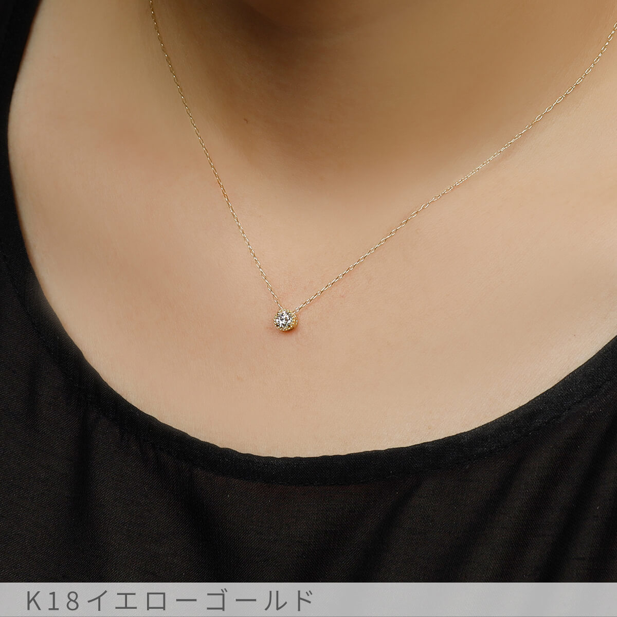 楽天市場】【即納可】 ダイヤモンド ネックレス 0.1ct 18金 プラチナ