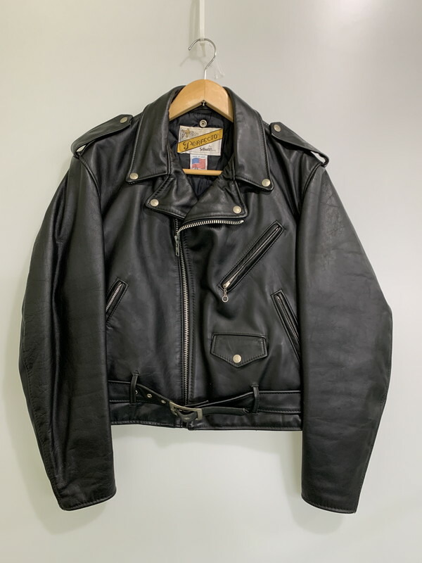 楽天市場】schott ダブルライダースジャケット 42の通販