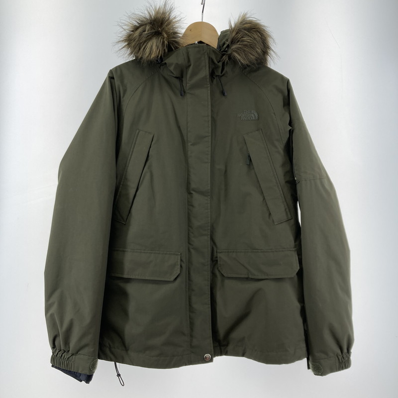 新品 ノースフェイス 中綿ダウン モッズコートジャケット カーキ