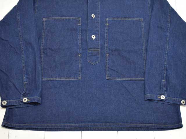 楽天市場】POST OVERALLS (ポストオーバーオールズ) ARMY Shirt -blue