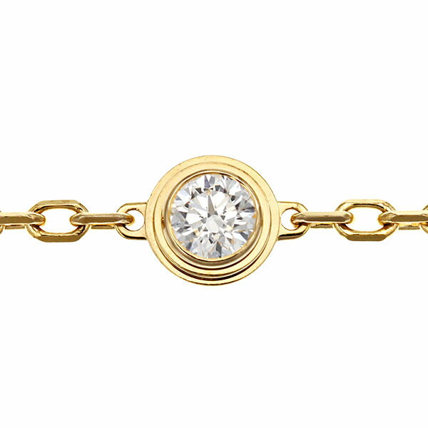 楽天市場】カルティエ Cartier ダムール ブレスレット SM K18YG