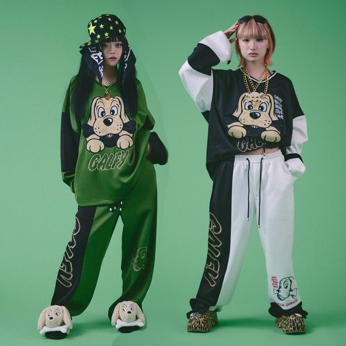 楽天市場】GALFY ガルフィー セットアップ メンズ レディース 犬 当時