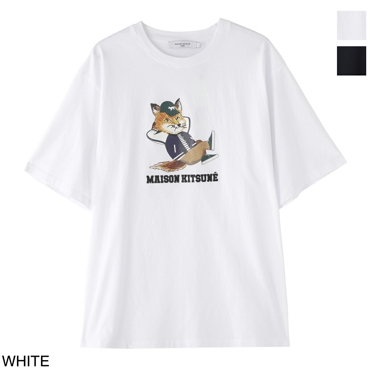 楽天市場】メゾンキツネ MAISON KITSUNE クルーネックTシャツ メンズ