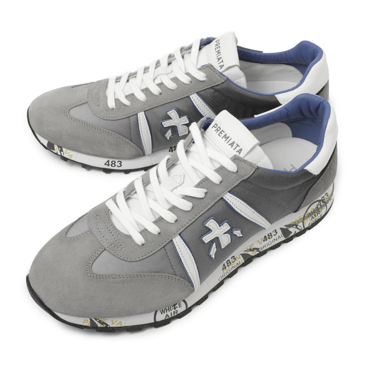 楽天市場】プレミアータ PREMIATA スニーカー グレー メンズ 大きい