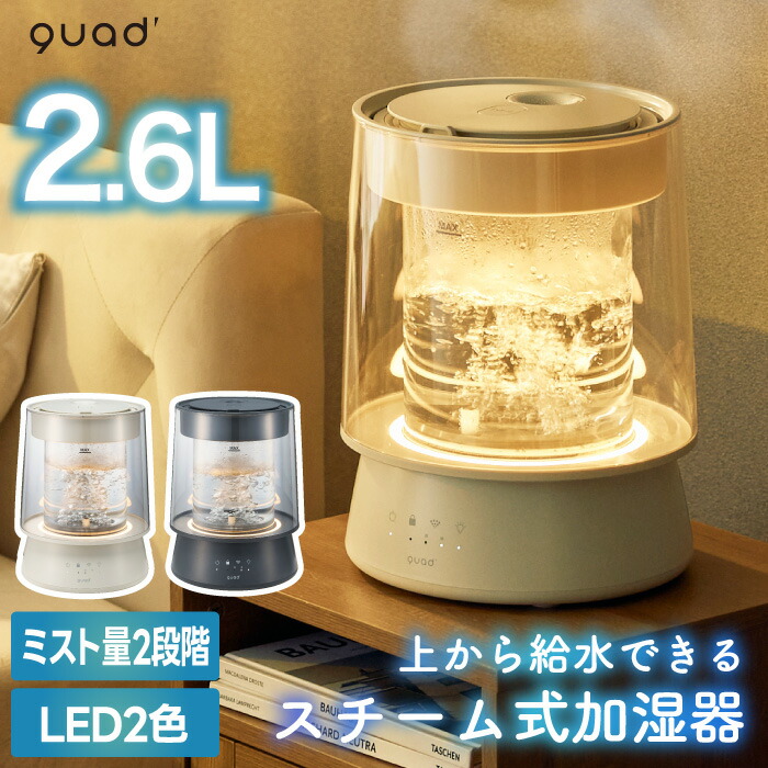 楽天市場】【2026年1月末発送予定】スチーム加湿器 上部給水式 大容量