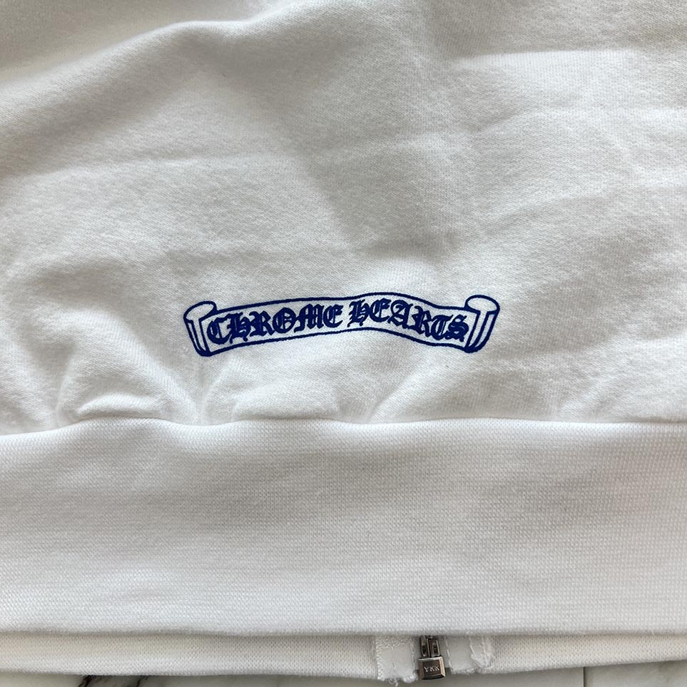楽天市場】CHROME HEARTS Vertical Logo Zip Up Hoodie Size XL クロム