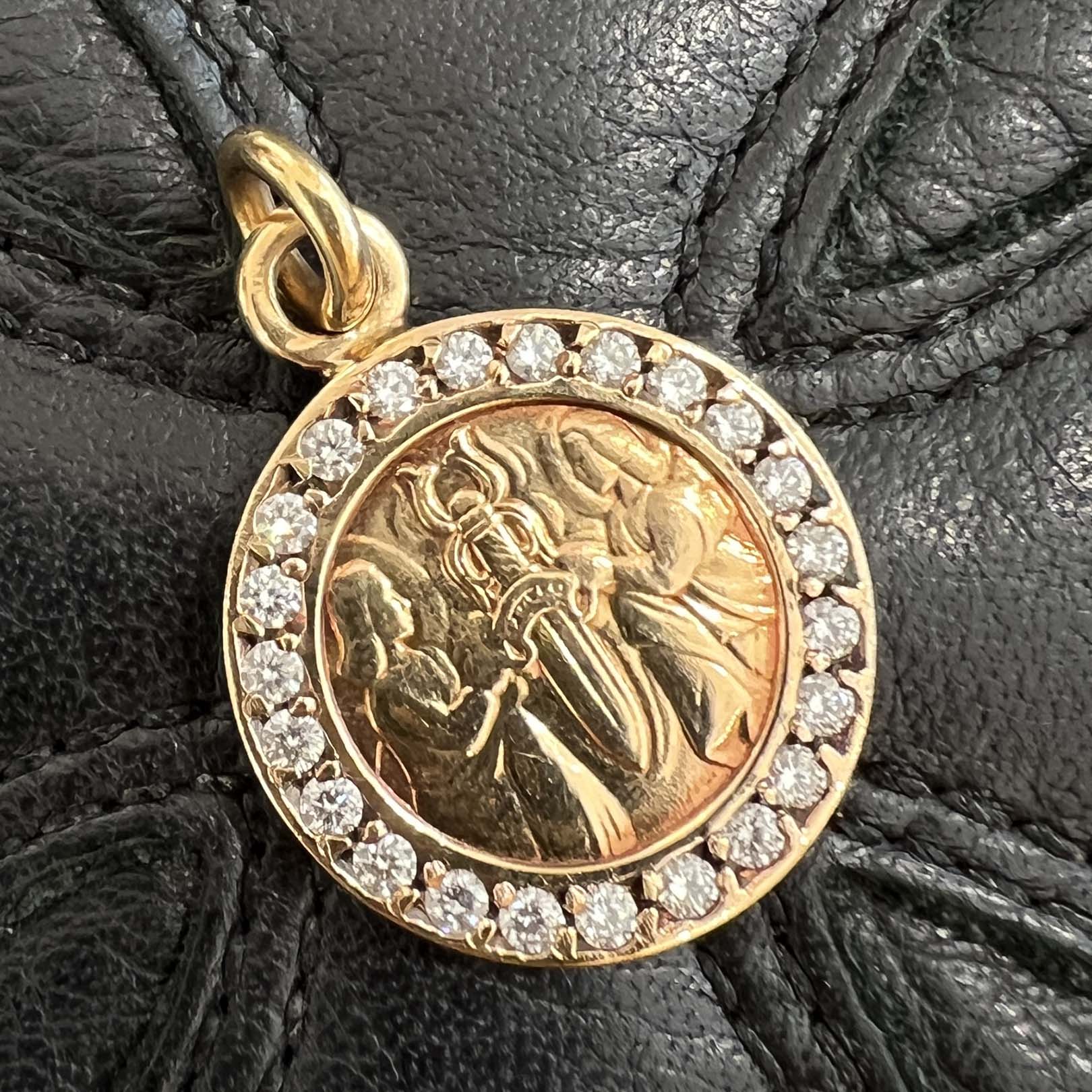楽天市場】chrome hearts エンジェルメダル22k（ジュエリー